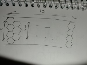 13 x 4 design sketch